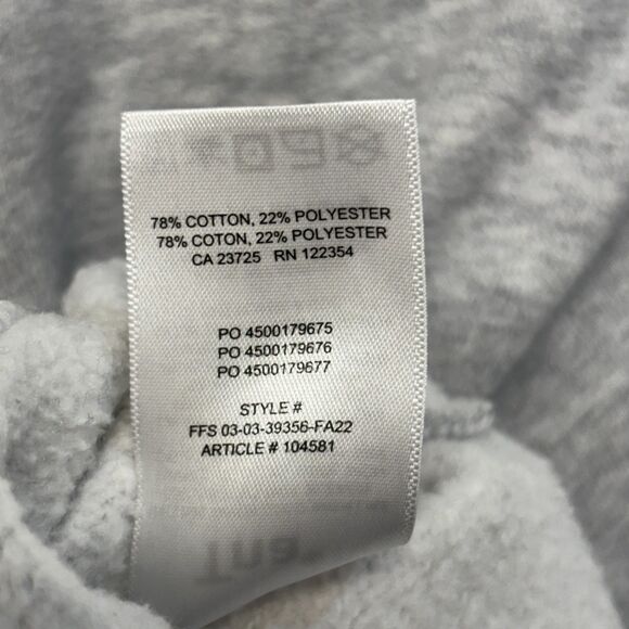 TNA Aritzia Women Sweat Cozy Fleece Sweatshirt Size Small Gray C062 -9 - Picture 10 of 16
